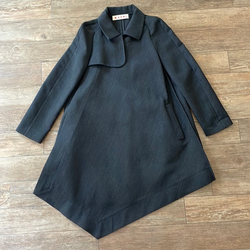 Marni Trench Wool Asymetric